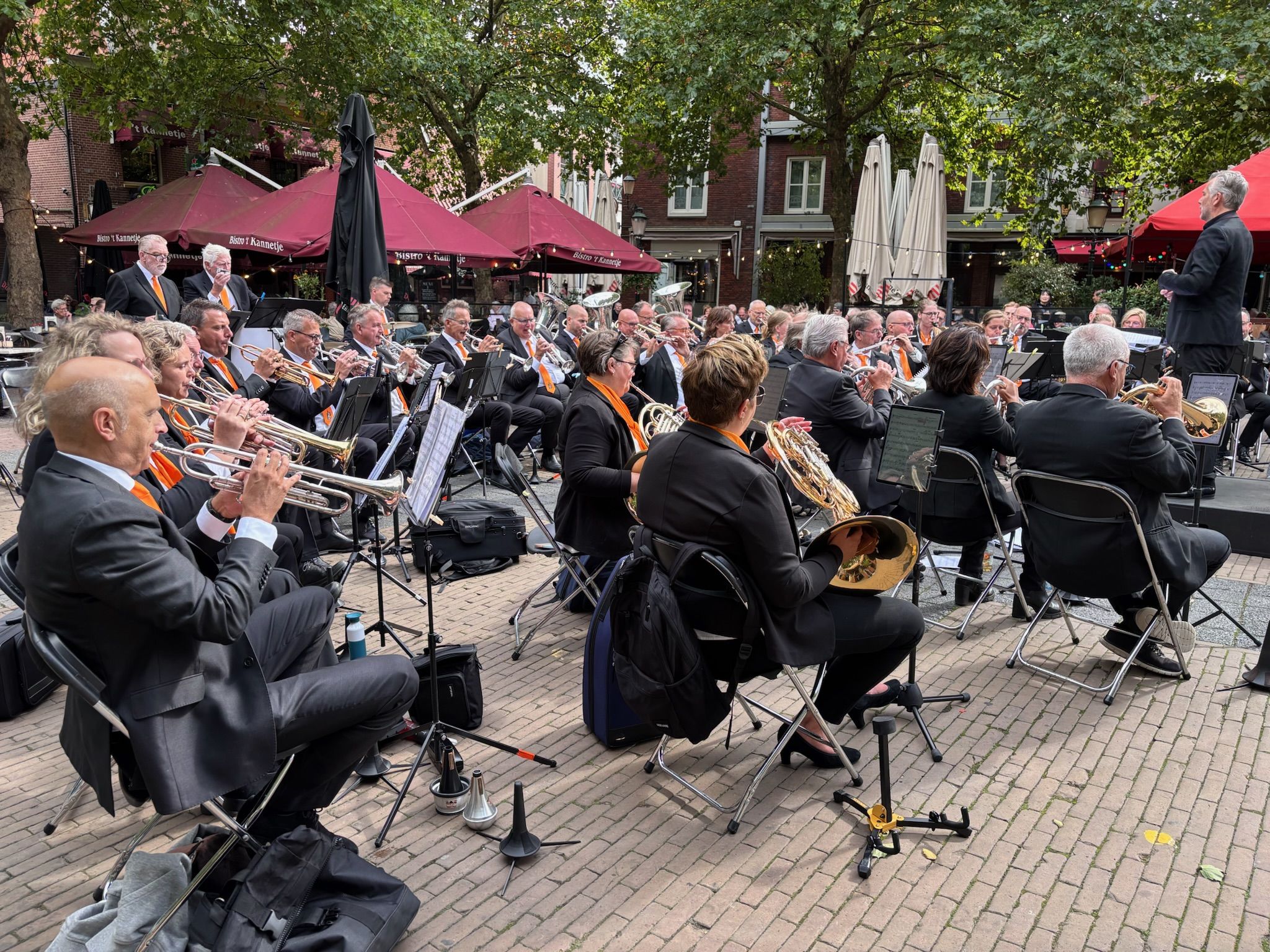 Concertorkest Juliana tijdens de dag van de Amateurkunst