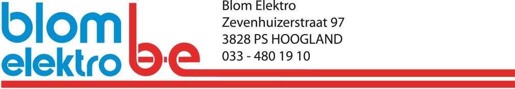 Partner - Logo Blom Elektro